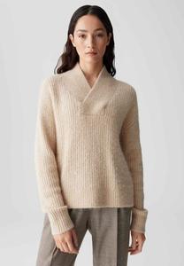 Джемпер OPUS RELAXED FIT RIB, Macadamia/Beige