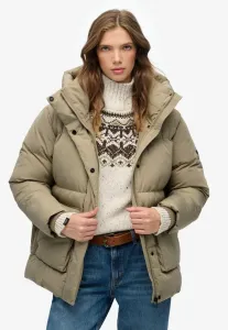 Зимнее пуховое пальто Superdry & Co, Winter Twig Beige