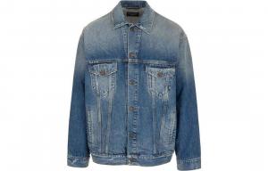 Мужская джинсовая куртка Balenciaga, синий