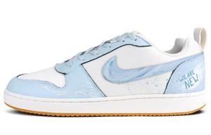 Nike Мужские скейтерские кроссовки Court Borough Abrasion Resistant Low top White Blue