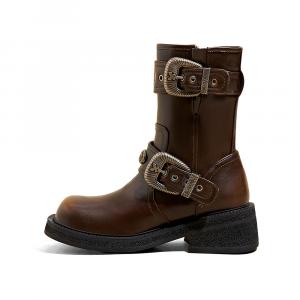 Женские ботинки A poinsettia princess, коричневый