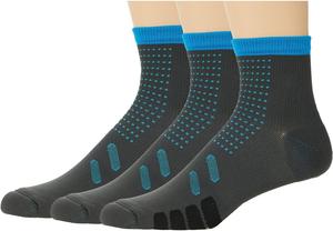 Комплект из 3 компрессионных велосипедов для четверти велосипеда Eurosock, цвет Charcoal
