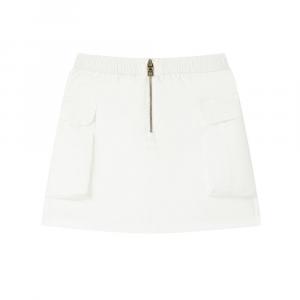 FILA Миланская коллекция повседневные короткие юбки для женщин cloud white