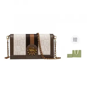 VANESSA HOGAN Монограмма поясная сумка, Apricot