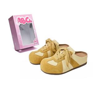 Женские сандалии с закрытым носком, устойчивые к запахам ABCIO, Yellow