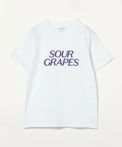 Футболка с надписью "Кислый виноград" United Arrows, цвет White