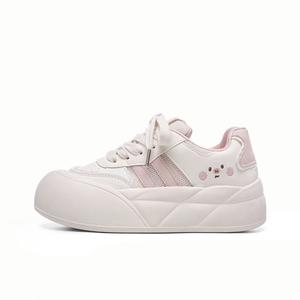 PIPI PURPLE Женские низкие скейтерские кеды бежево-розовые, цвет Beige Pink