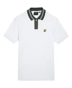 Поло-Рубашки SS, контрастная поло-рубашка с контрастным воротником Lyle & Scott, белый