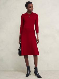 Вязаное платье эдди Hobbs, цвет True Red