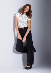 Футболка с принтом 2 PACK Even&Odd, кремовый