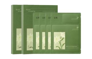 Снежная бархатная маска для лица для женщин успокаивающая стабилизирующая увлажняющая восстанавливающая 5 шт/упаковка Grain Rain