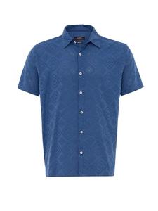 Рубашка на пуговицах стандартного кроя Antioch, индиго