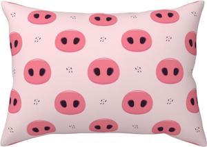 Pevtufa Наволочки с принтом свиных носов с застежкой конверт Pig Noses