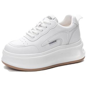 JIETEGONGYANG Женские повседневные белые туфли с амортизацией и износостойкостью, цвет White