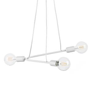 Подвесной светильник ONLI Boomerang, утюг - 3-х ламповый - белый