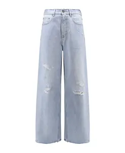 Широкие джинсы Morgan со звездным декором Golden Goose, синий