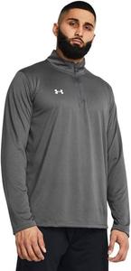 Толстовка Under Armour Men's Team Tech 1/4 Zip Loose Royal Blue Long Sleeve Shirt, Castlerock-White