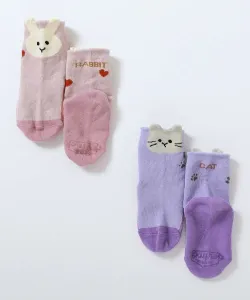 Набор из 2 носков с завязками, идеально подходят для ношения по отдельности, для мальчиков, весна/лето 2026 Devirock, цвет 002