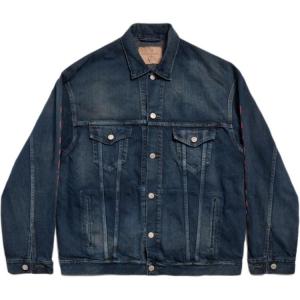 Balenciaga Джинсовая куртка свободного кроя унисекс, Blue