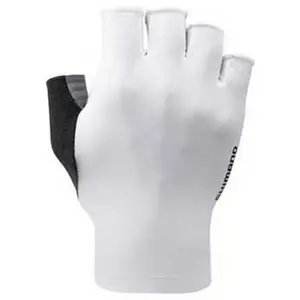 Перчатки Shimano Advanced short, белый