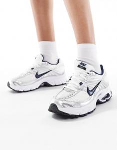 Кроссовки Nike Air Max Moto 2K белого и тёмно-синего цветов