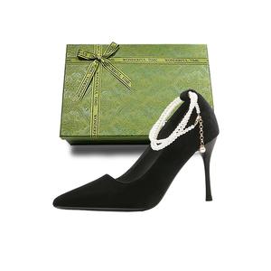 Dunnu Оранжевые женские туфли на тонком каблуке 9 см, цвет Orange