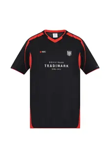 Футболка с фирменным принтом Vetements, черный