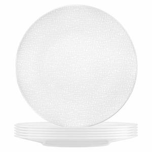 Тарелка для еды Speiseteller Life Fashion ø 28,3 см, набор из 6 штук Seltmann Weiden, Luxury White