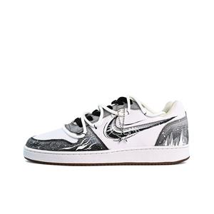 Износостойкие и легкие низкие кроссовки для скейтбординга мужские Nike, черный/белый