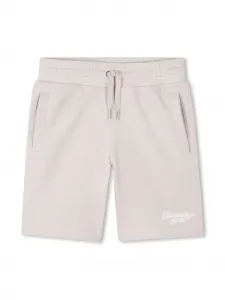 Шорты с эластичным поясом и кулиской Givenchy Kids, нейтральный