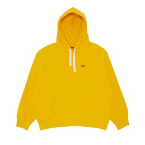 Толстовка Supreme Small Box с капюшоном и шнурком, цвет Яркое золото