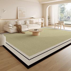 Budis Ковер 140х200 см для гостиной/спальни, моющийся, устойчивый к пятнам, водостойкий, антискользящий, с высоким ворсом, в свежем пасторальном стиле