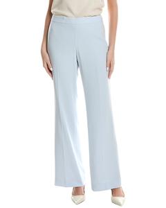 Lafayette 148 New York Брюки расклешенные с боковой молнией Gates, синий