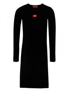 Платье-футляр с длинными рукавами Diesel Kids, черный