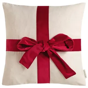 Декоративная подушка Present с накладным бантом Tom Tailor Home, красный
