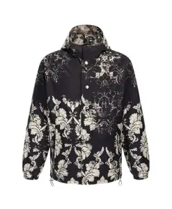 Бомбер с принтом «Броккато» Roberto Cavalli, черный