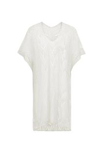 Тонкий вязаный свитер isha Sweater, белый