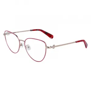 Женские очки 54 мм, цвет розовое золото, модель Red Opticals LO2158-718 Longchamp