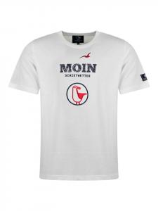 SCHIETWETTER Футболка "Плохая погода" Kerg Klookschieter белого цвета