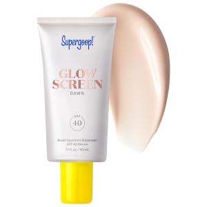 Солнцезащитный крем Glowscreen SPF 40 с гиалуроновой кислотой и ниацинамидом Supergoop!, 1.7 oz Dawn /50 mL - pink pearl
