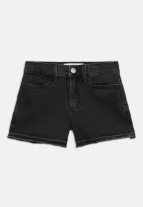 Джинсовые шорты с высокой посадкой Abercrombie & Fitch, Black Denim