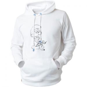 Мужская толстовка Muffi Zefix с капюшоном Bavarian Caps, белый