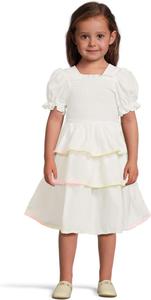 Платье Lola and The Boys White Rainbow Tier Dress, белый