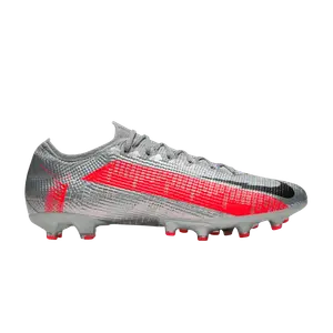 Бутсы Nike Mercurial Vapor 13 Elite AG Pro 'Metallic Grey Crimson', серебряный