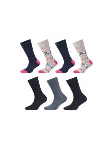 Camano Носки в темно-синем, крапчатом синем, крапчатом сером