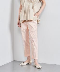 Блестящие узкие штаны United Arrows, цвет Lt.Pink