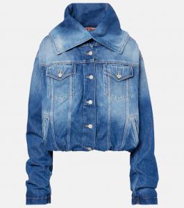Стираная джинсовая куртка Acne Studios, Mid Blue