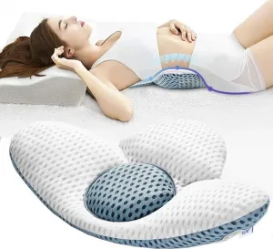 Подушка для поясницы, ортопедическая подушка для поддержки поясничного отдела позвоночника, подушка для кровати с поддержкой поясницы при ишиасе, беременности, болях в бедре или ноге JedBesetzt
