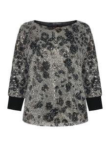 Betty Barclay Блузка-слип с рукавами «летучая мышь» бежевого/серо-коричневого цвета