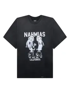 Футболка с графическим принтом Nahmias, черный